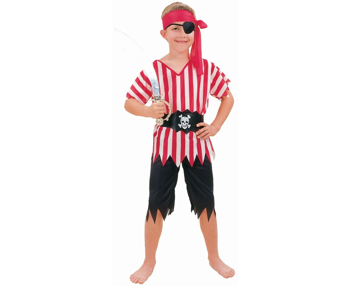 Role play-set for kidsWild Pirate (shirt, belt, pants, headband), size 110/120 cm